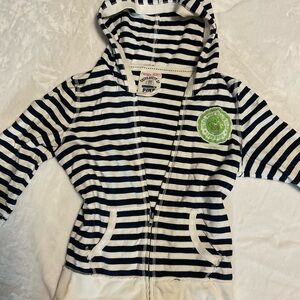 Victoria Secret University Of Pink Zip Up Hoodie French Terry Vintage